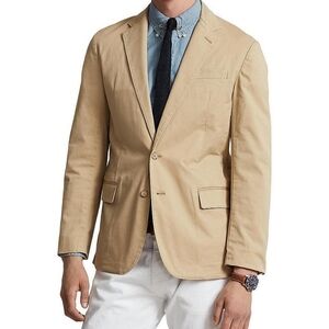 Polo Ralph Lauren Stretch Chino Suit Khaki Jacket Blazer
